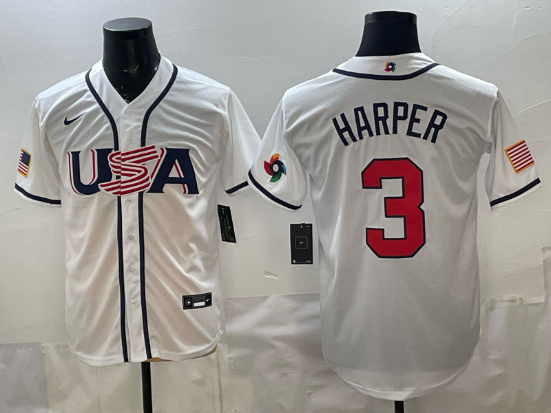 Men 2026 World cup white MLB Nike jersey 0081